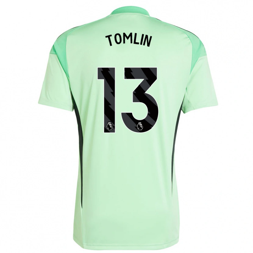 Danxen Damen Jack Tomlin #13 Trikot Hellgrün Schwarz Torwarttrikot 2025/26 Schweiz
