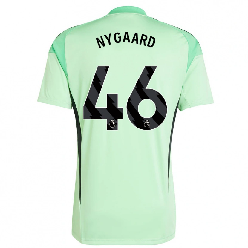 Danxen Damen Lucas Nygaard #46 Trikot Hellgrün Schwarz Torwarttrikot 2025/26 Schweiz