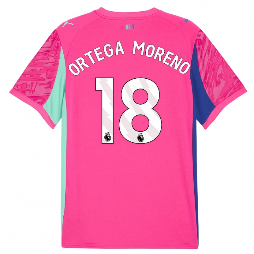 Danxen Damen Stefan Ortega #18 Trikot Rosenrosa Torwarttrikot 2025/26 Schweiz