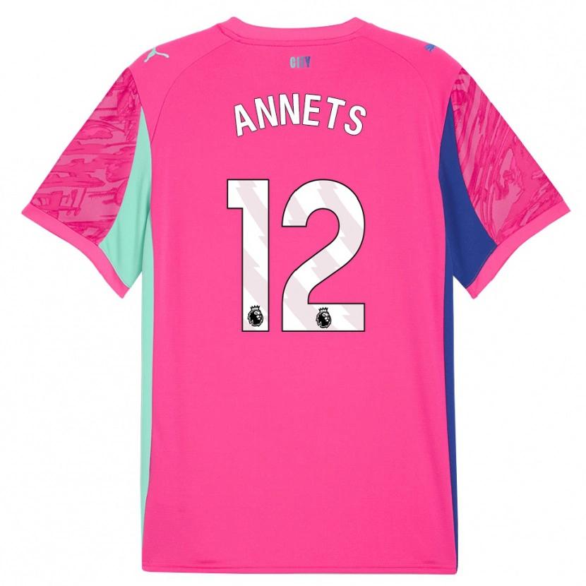Danxen Damen Eve Annets #12 Trikot Rosenrosa Torwarttrikot 2025/26 Schweiz