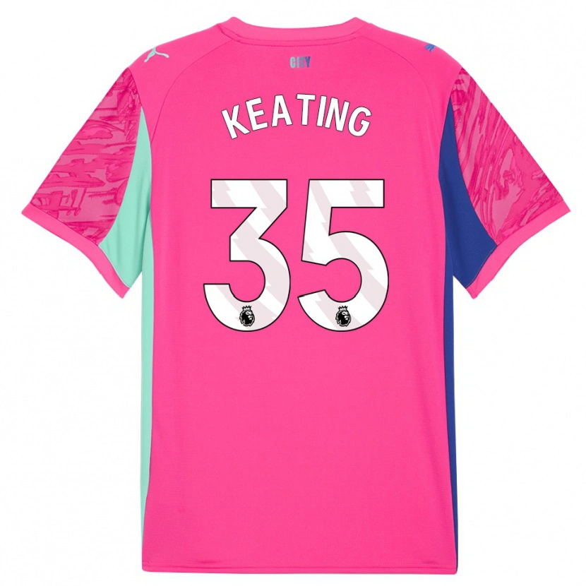 Danxen Damen Khiara Keating #35 Trikot Rosenrosa Torwarttrikot 2025/26 Schweiz