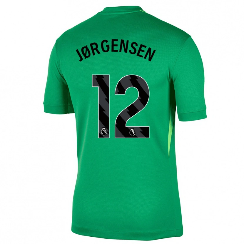 Danxen Damen Filip Jørgensen #12 Trikot Grün Schwarz Torwarttrikot 2025/26 Schweiz
