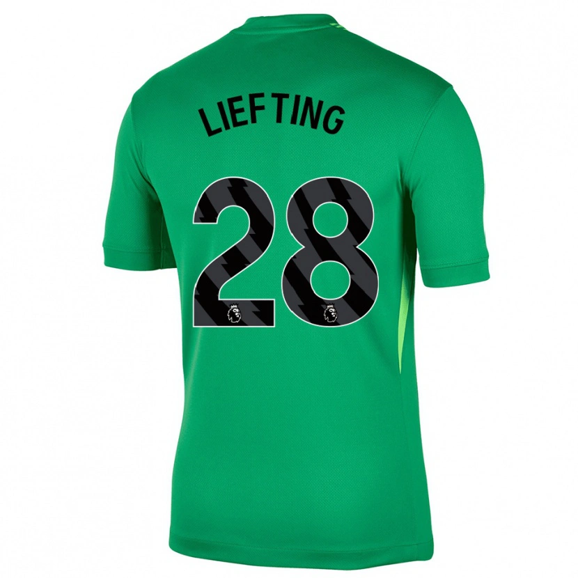 Danxen Damen Femke Liefting #28 Trikot Grün Schwarz Torwarttrikot 2025/26 Schweiz