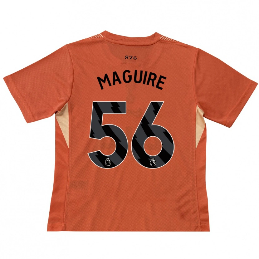 Danxen Damen Aaron Maguire #56 Trikot Orange Schwarz Torwarttrikot 2025/26 Schweiz