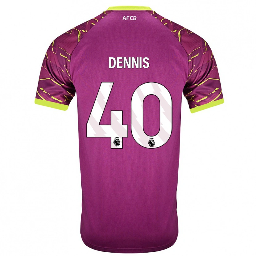 Danxen Damen Will Dennis #40 Trikot Dunkles Magenta Torwarttrikot 2025/26 Schweiz