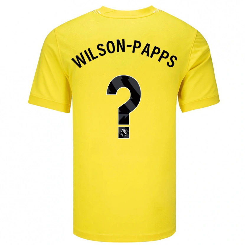 Danxen Damen Charlie Wilson-Papps #0 Trikot Gelb Schwarz Torwarttrikot 2025/26 Schweiz