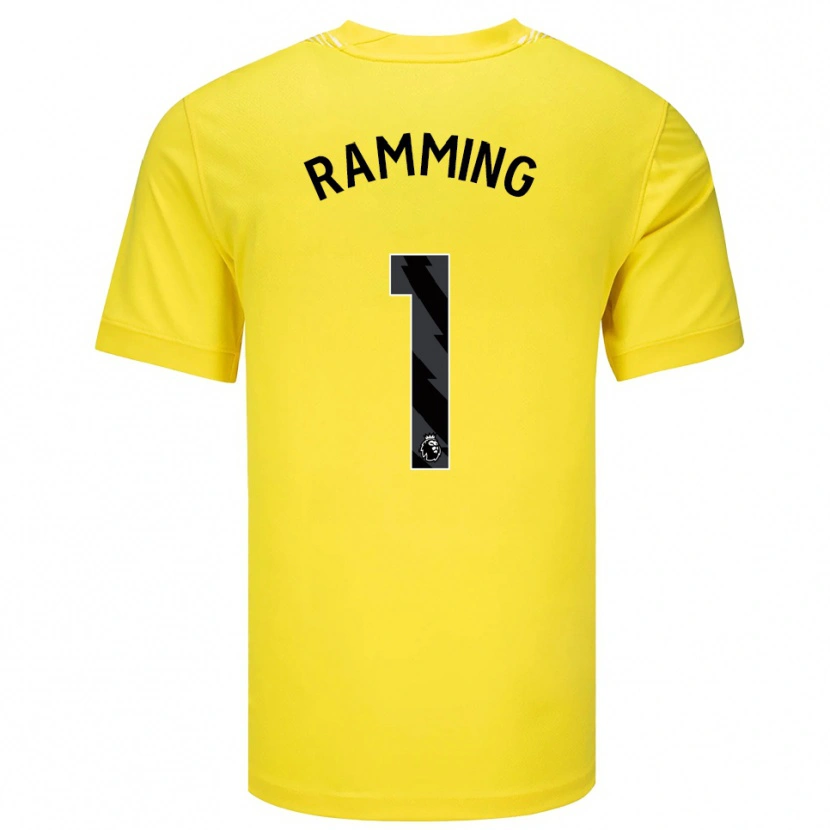 Danxen Damen Nils Ramming #1 Trikot Gelb Schwarz Torwarttrikot 2025/26 Schweiz