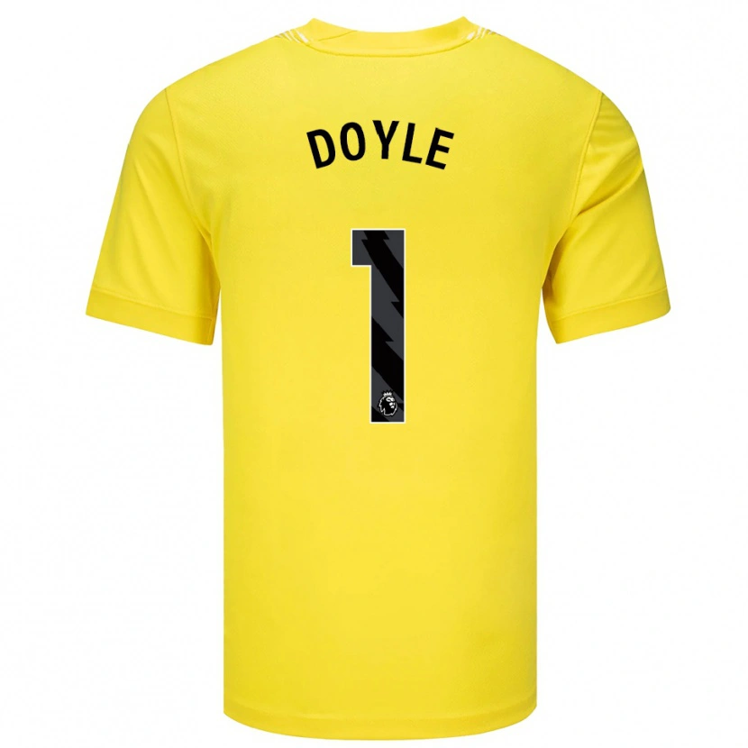 Danxen Damen Liam Doyle #1 Trikot Gelb Schwarz Torwarttrikot 2025/26 Schweiz