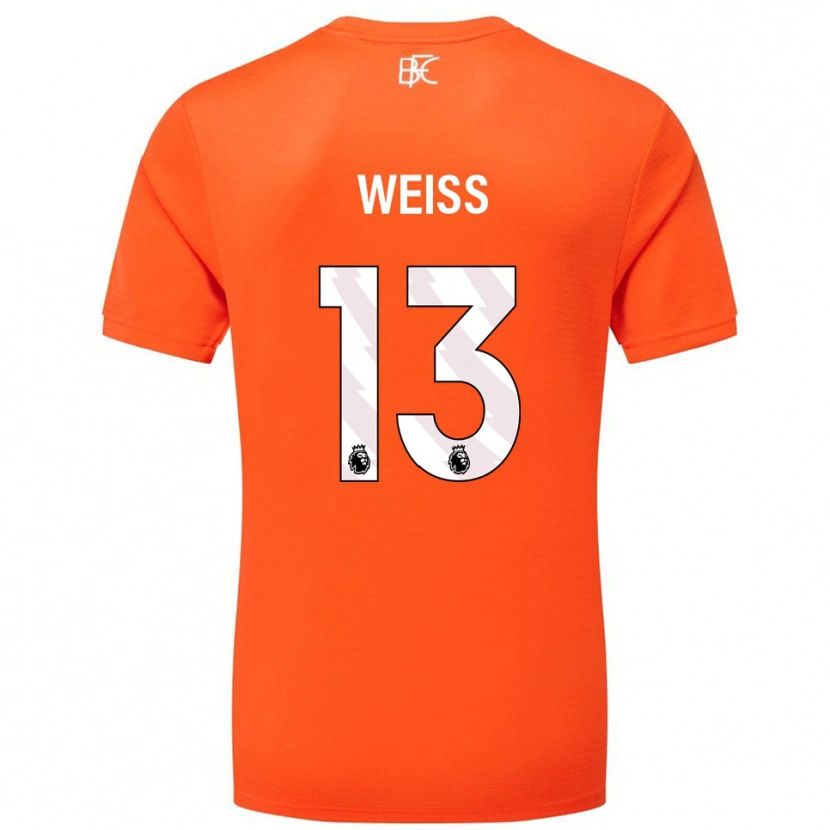 Danxen Damen Max Weiß #13 Trikot Orange Weiß Torwarttrikot 2025/26 Schweiz