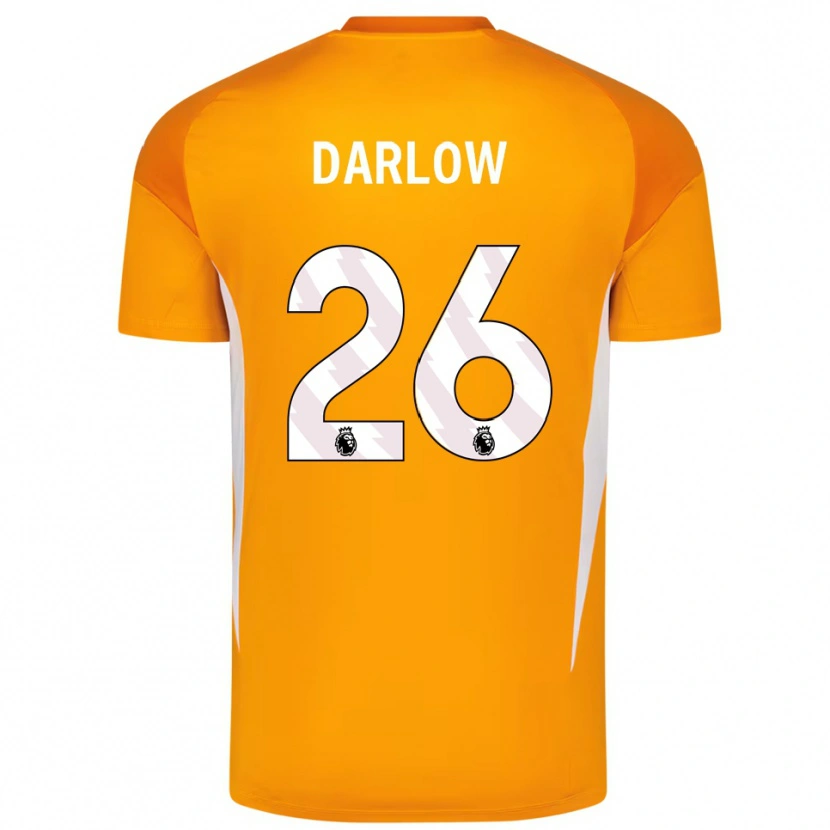Danxen Damen Karl Darlow #26 Trikot Orange Weiß Torwarttrikot 2025/26 Schweiz