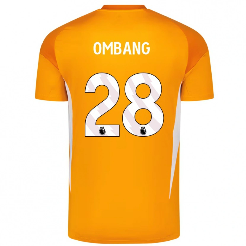Danxen Damen Darryl Ombang #28 Trikot Orange Weiß Torwarttrikot 2025/26 Schweiz