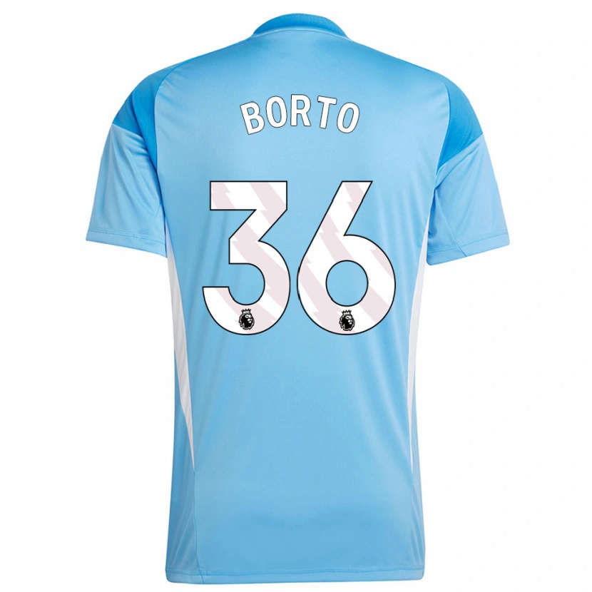 Danxen Damen Alex Borto #36 Trikot Blau Weiß Torwarttrikot 2025/26 Schweiz