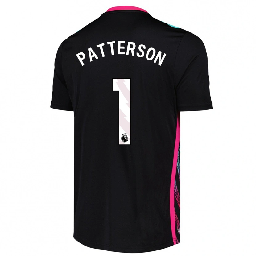 Danxen Damen Anthony Patterson #1 Trikot Schwarz Weiß Torwarttrikot 2025/26 Schweiz