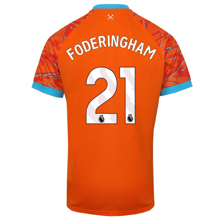 Danxen Damen Wes Foderingham #21 Trikot Orange Weiß Torwarttrikot 2025/26 Schweiz
