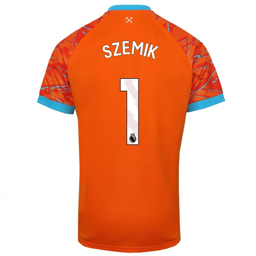 Danxen Damen Kinga Szemik #1 Trikot Orange Weiß Torwarttrikot 2025/26 Schweiz