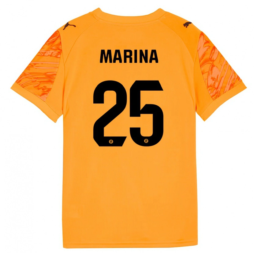 Danxen Damen Sergi Marina #25 Trikot Orange Schwarz Torwarttrikot 2025/26 Schweiz