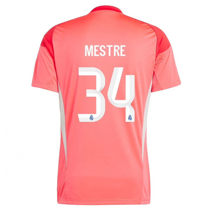 Danxen Damen Sergio Mestre #34 Trikot Orange Rot Weiß Torwarttrikot 2025/26 Schweiz