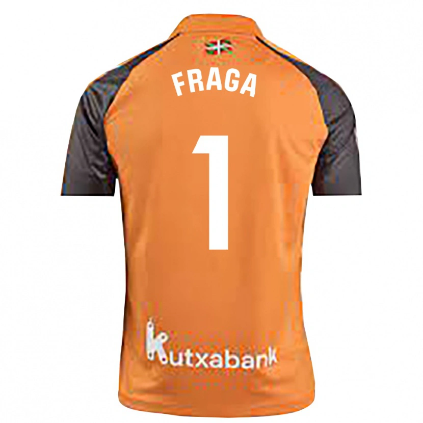 Danxen Damen Aitor Fraga #1 Trikot Schwarz Orange Torwarttrikot 2025/26 Schweiz