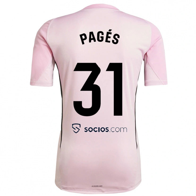 Danxen Damen Lukas Pagés #31 Trikot Pink Schwarz Torwarttrikot 2025/26 Schweiz