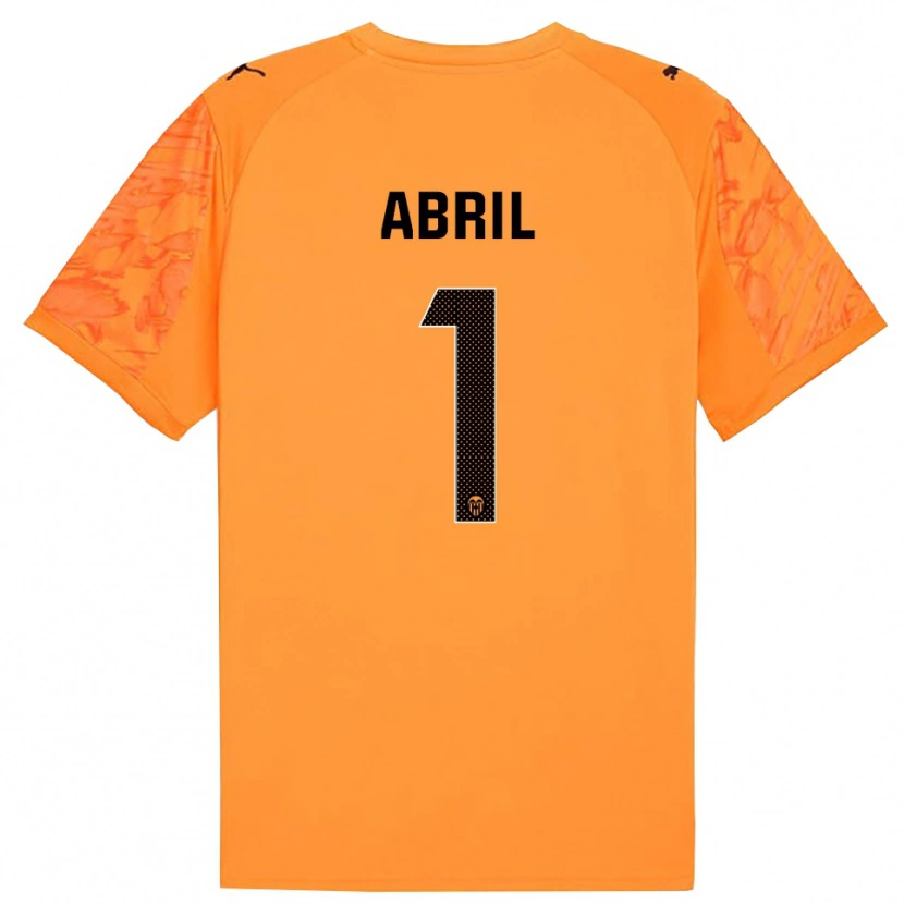 Danxen Damen Vicent Abril #1 Trikot Orange Schwarz Torwarttrikot 2025/26 Schweiz