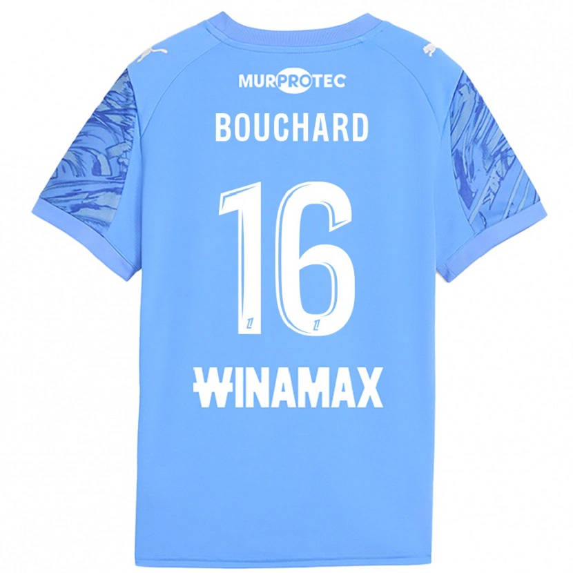 Danxen Damen Ambre Bouchard #16 Trikot Hellblau Weiß Torwarttrikot 2025/26 Schweiz