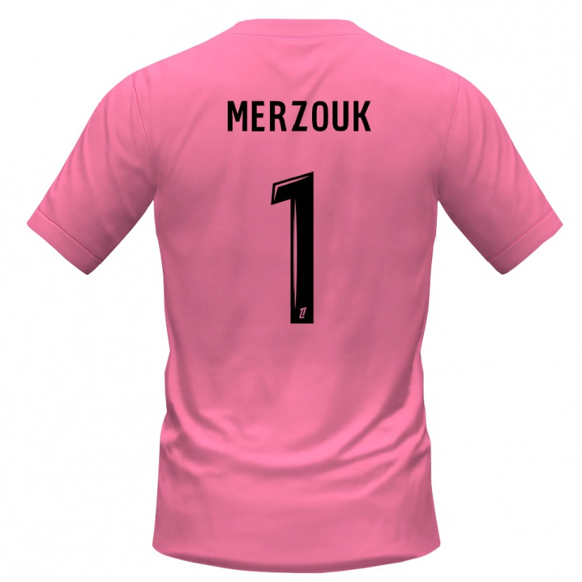 Danxen Damen Samy Merzouk #1 Trikot Pink Schwarz Torwarttrikot 2025/26 Schweiz