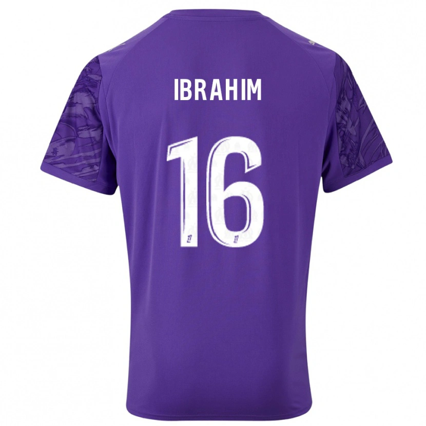 Danxen Damen Ayman Ibrahim #16 Trikot Violett Weiß Torwarttrikot 2025/26 Schweiz