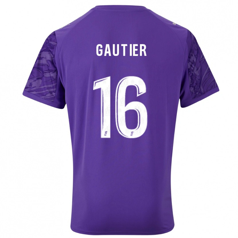 Danxen Damen Elisa Gautier #16 Trikot Violett Weiß Torwarttrikot 2025/26 Schweiz