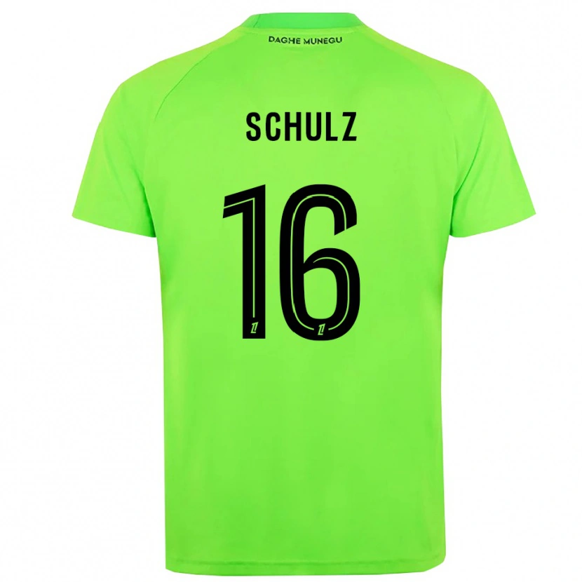 Danxen Damen Ethan Schulz #16 Trikot Grün Schwarz Torwarttrikot 2025/26 Schweiz