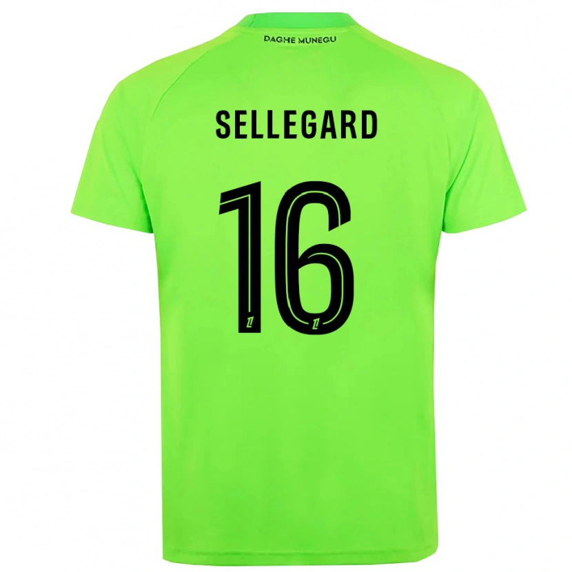 Danxen Damen Alexander Sellegard #16 Trikot Grün Schwarz Torwarttrikot 2025/26 Schweiz
