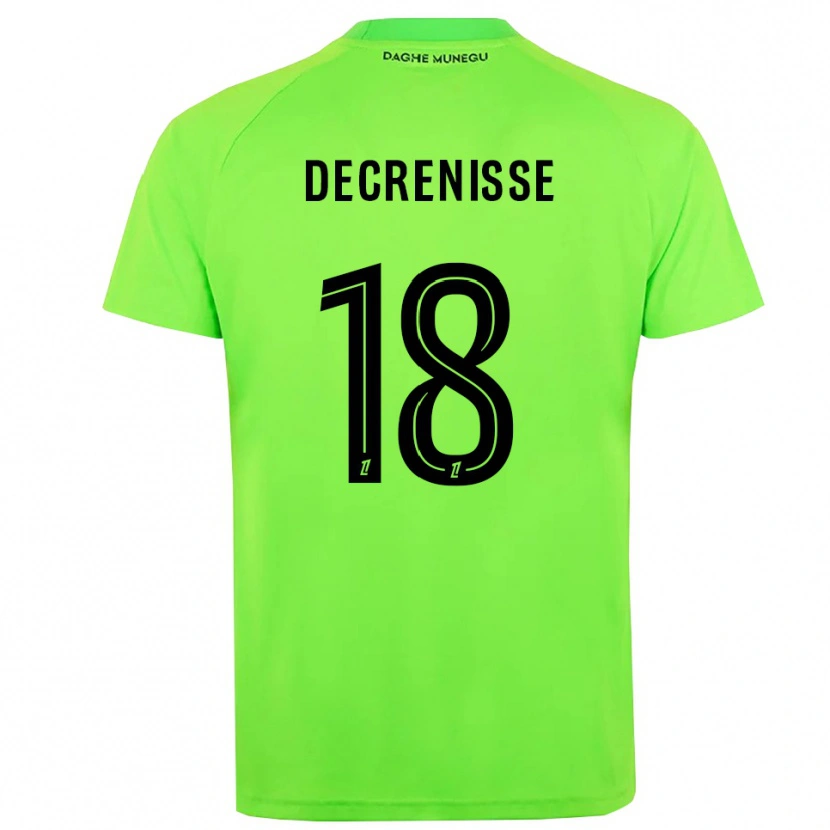 Danxen Damen Axel Decrenisse #18 Trikot Grün Schwarz Torwarttrikot 2025/26 Schweiz