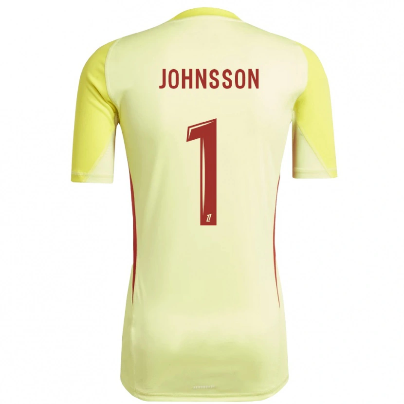 Danxen Damen Karl-Johan Johnsson #1 Trikot Hellgelb Rot Torwarttrikot 2025/26 Schweiz
