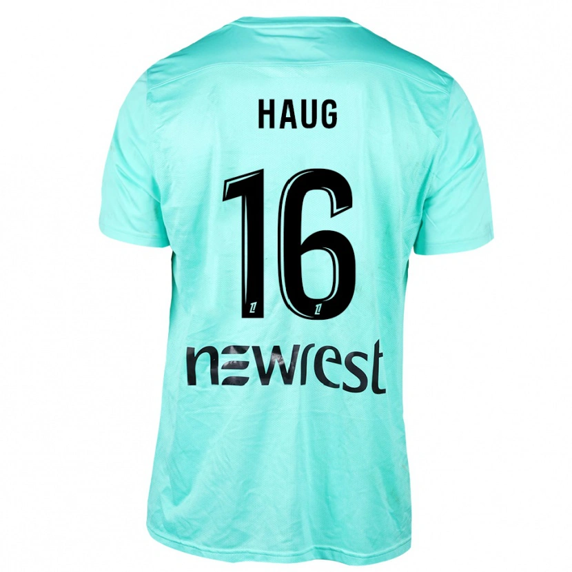 Danxen Damen Kjetil Haug #16 Trikot Aqua Schwarz Torwarttrikot 2025/26 Schweiz