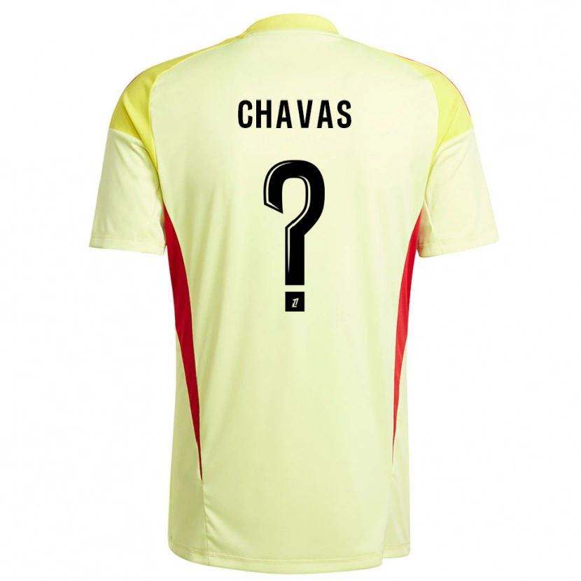 Danxen Damen Mylène Chavas #0 Trikot Hellgelb Schwarz Torwarttrikot 2025/26 Schweiz