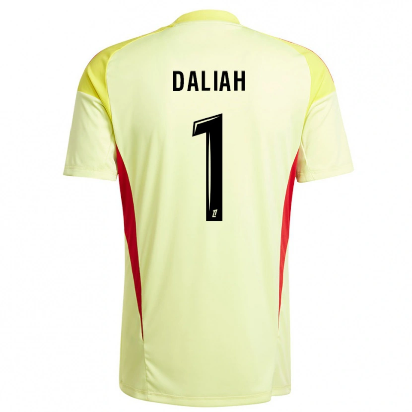 Danxen Damen Leny Daliah #1 Trikot Hellgelb Schwarz Torwarttrikot 2025/26 Schweiz