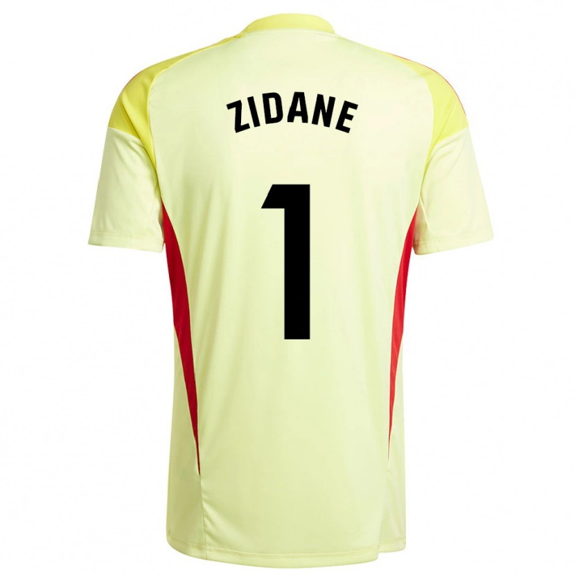 Danxen Damen Luca Zidane #1 Trikot Hellgelb Schwarz Torwarttrikot 2025/26 Schweiz
