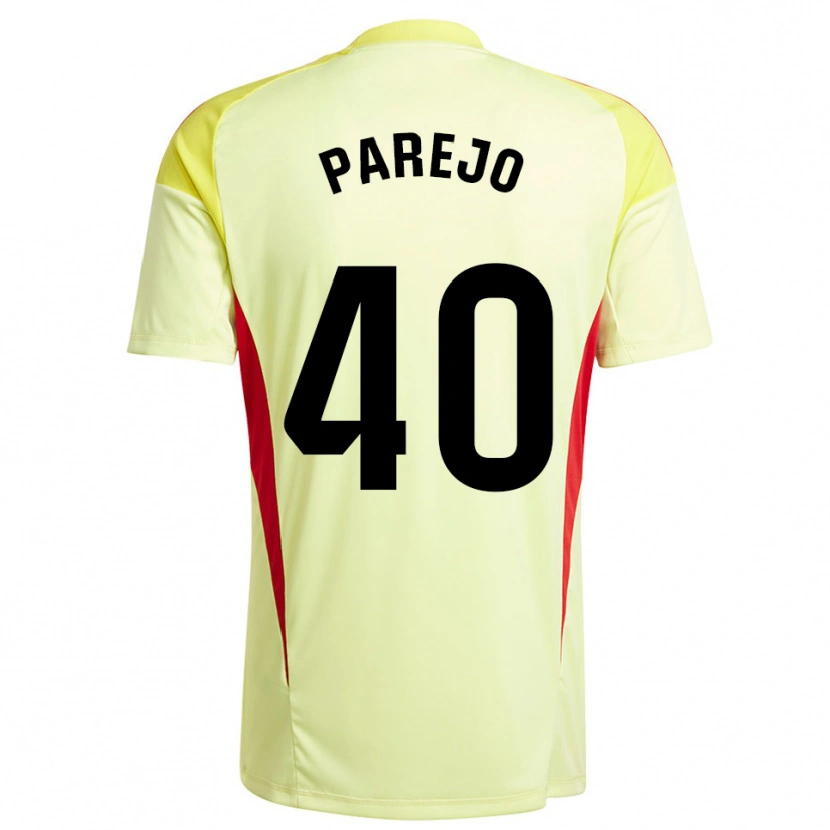 Danxen Damen Jesús Parejo #40 Trikot Hellgelb Schwarz Torwarttrikot 2025/26 Schweiz