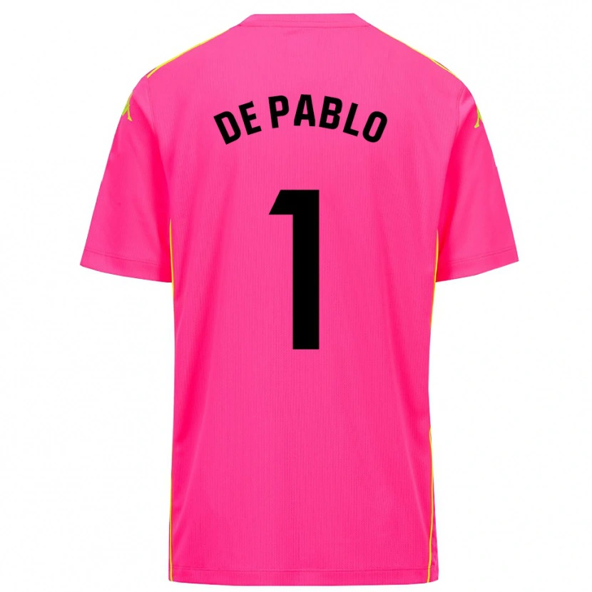 Danxen Damen Álvaro de Pablo #1 Trikot Tiefpink Schwarz Torwarttrikot 2025/26 Schweiz