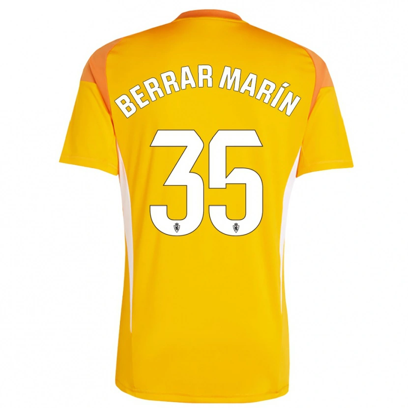 Danxen Damen Sergio Berrar #35 Trikot Dunkelorange Gelb Torwarttrikot 2025/26 Schweiz