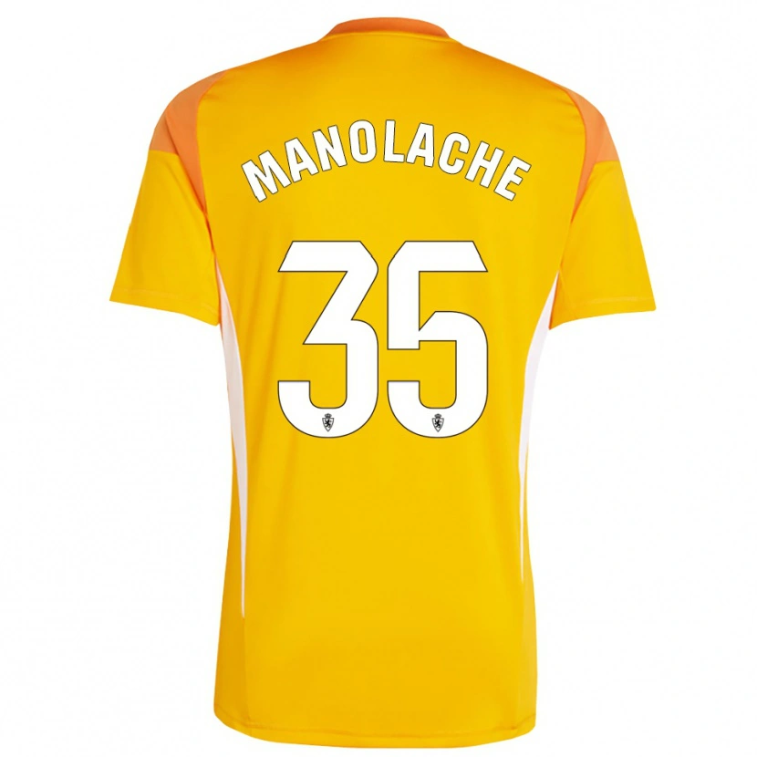 Danxen Damen Marcos Manolache #35 Trikot Dunkelorange Gelb Torwarttrikot 2025/26 Schweiz
