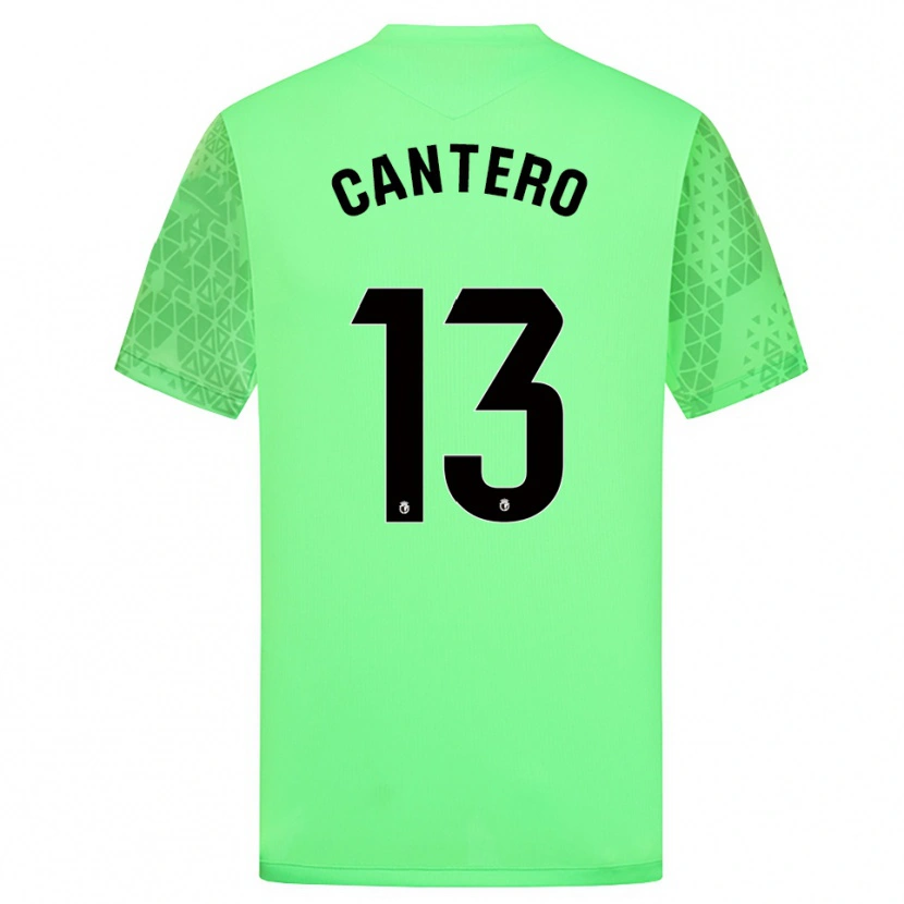 Danxen Damen Ander Cantero #13 Trikot Frühlingsgrün Schwarz Torwarttrikot 2025/26 Schweiz