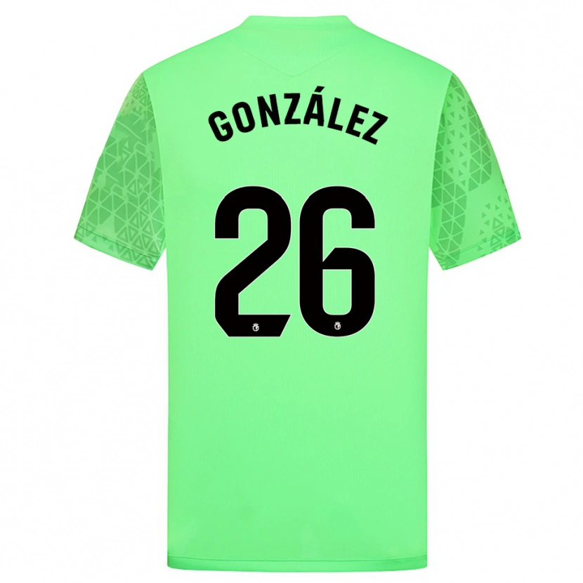 Danxen Damen Diego González #26 Trikot Frühlingsgrün Schwarz Torwarttrikot 2025/26 Schweiz