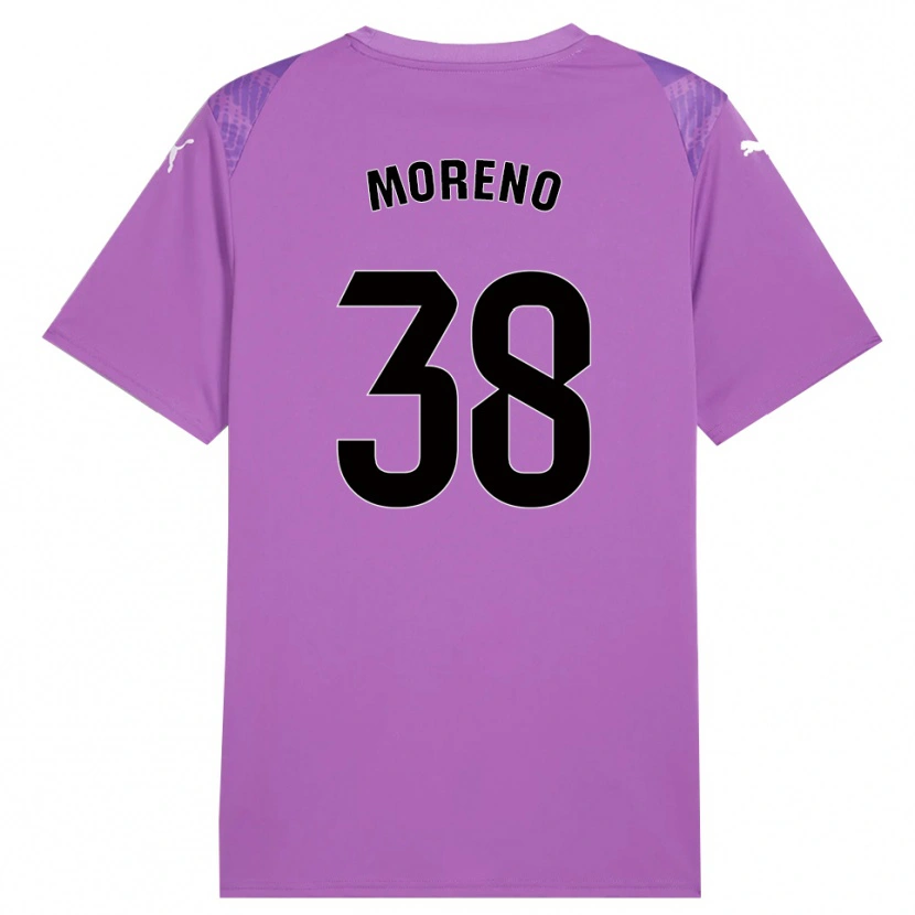 Danxen Damen Gerard Moreno #38 Trikot Flieder Schwarz Torwarttrikot 2025/26 Schweiz