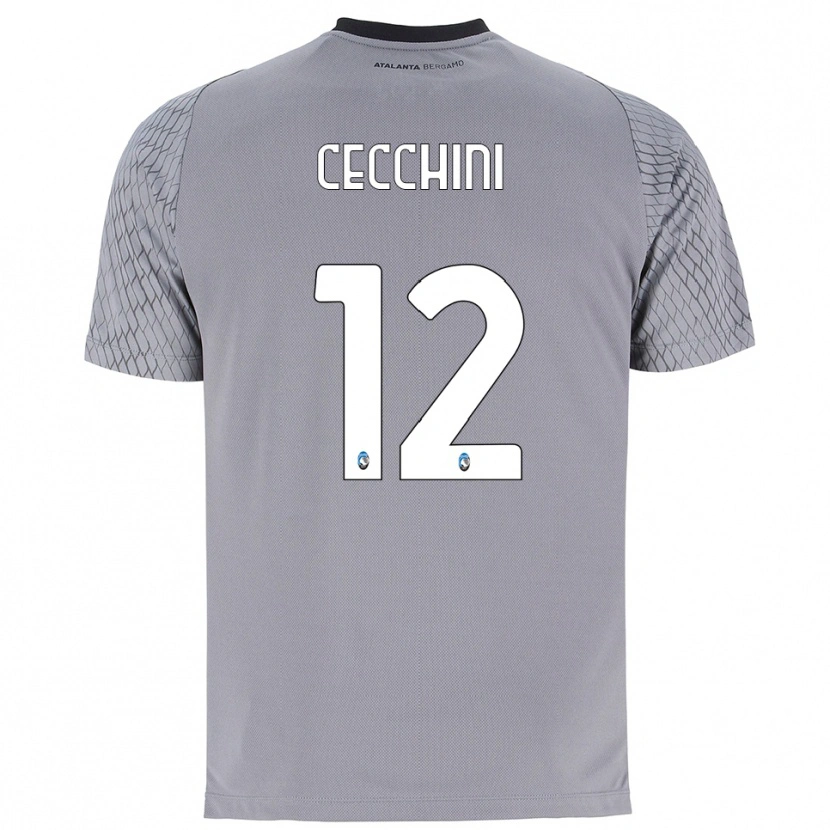 Danxen Damen Filippo Cecchini #12 Trikot Grau Blau Rot Torwarttrikot 2025/26 Schweiz