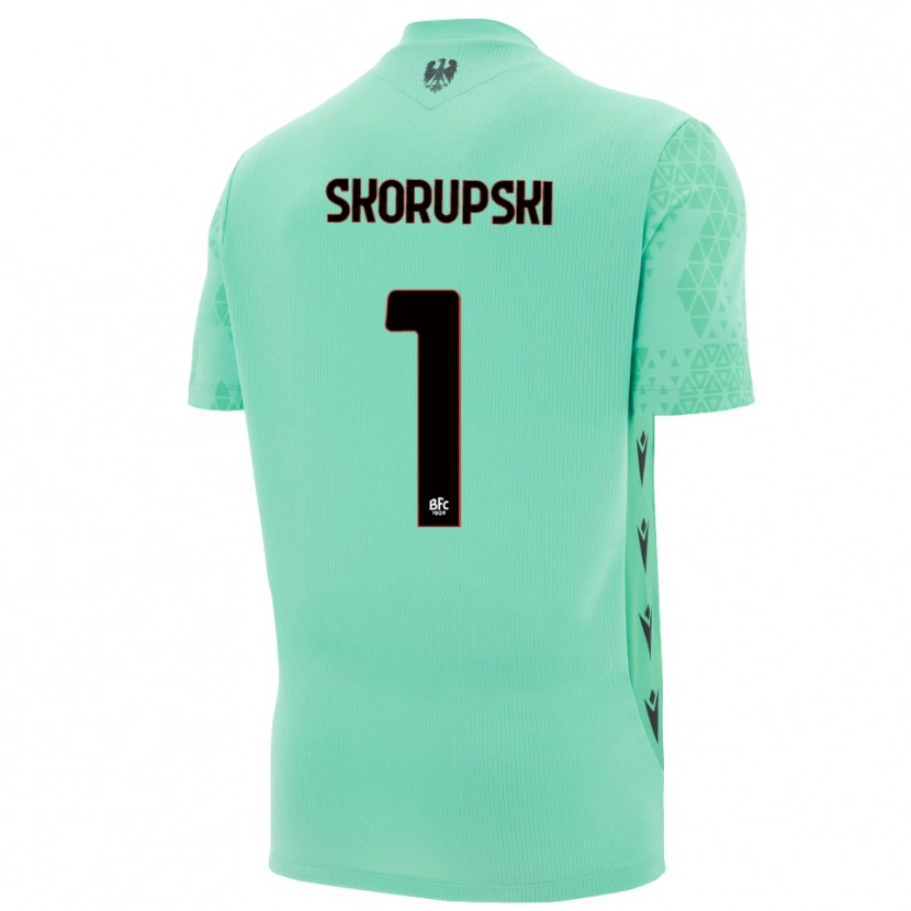 Danxen Damen Lukasz Skorupski #1 Trikot Mint Blau Schwarz Torwarttrikot 2025/26 Schweiz