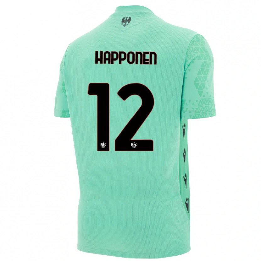 Danxen Damen Ukko Happonen #12 Trikot Mint Blau Schwarz Torwarttrikot 2025/26 Schweiz