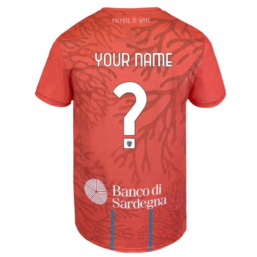 Danxen Damen Cagliari Calcio Trikot Orange Rot Weiß Torwarttrikot 2025/26 Schweiz
