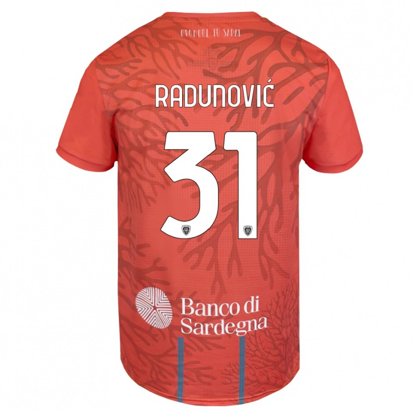 Danxen Damen Boris Radunović #31 Trikot Orange Rot Weiß Torwarttrikot 2025/26 Schweiz