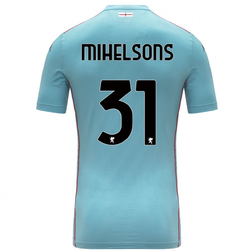 Danxen Damen Rendijs Mihelsons #31 Trikot Blau Grau Torwarttrikot 2025/26 Schweiz