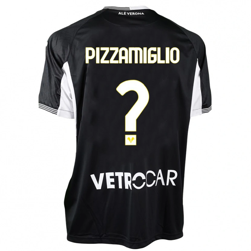 Danxen Damen Gianmaria Pizzamiglio #0 Trikot Schwarz Weiß Torwarttrikot 2025/26 Schweiz